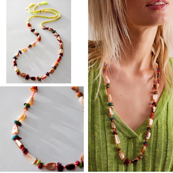 Free People Jewelry - NWT Free People At The Market long Necklace